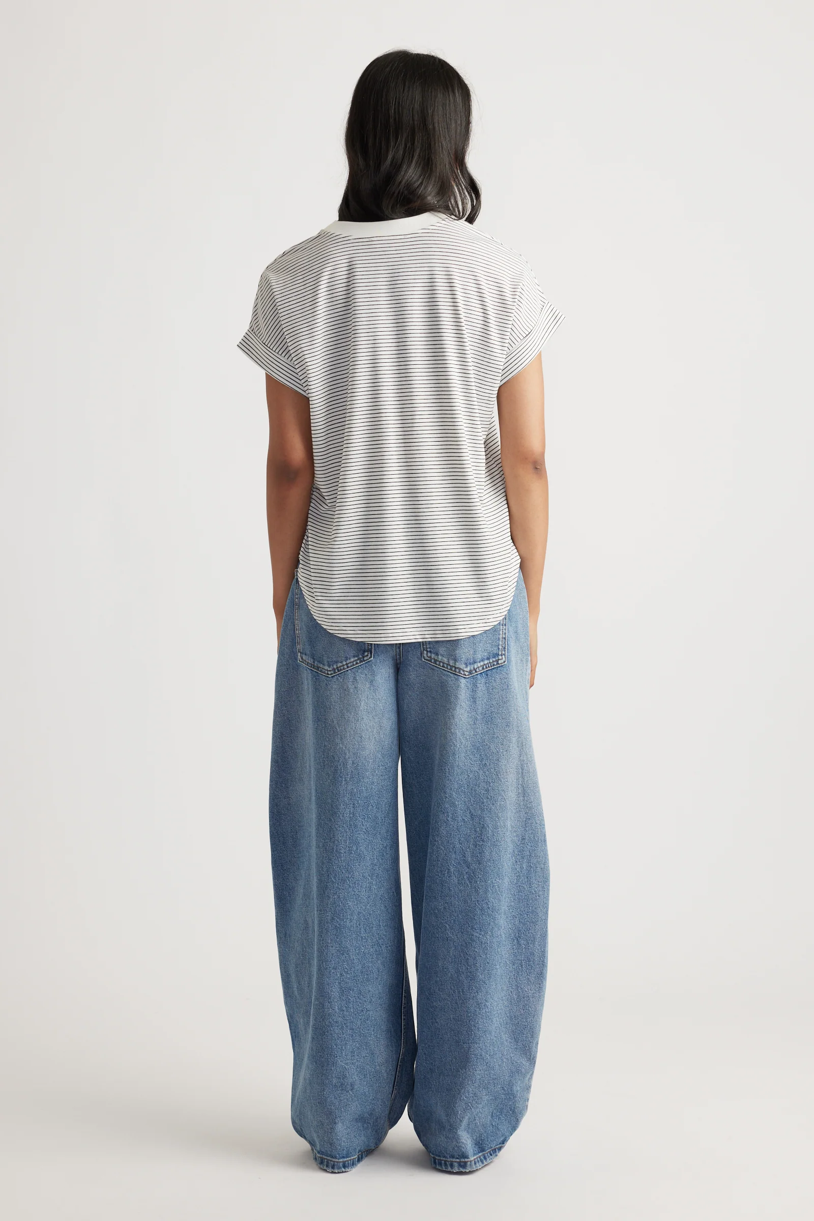 Rae Stripe Tee - Image 3