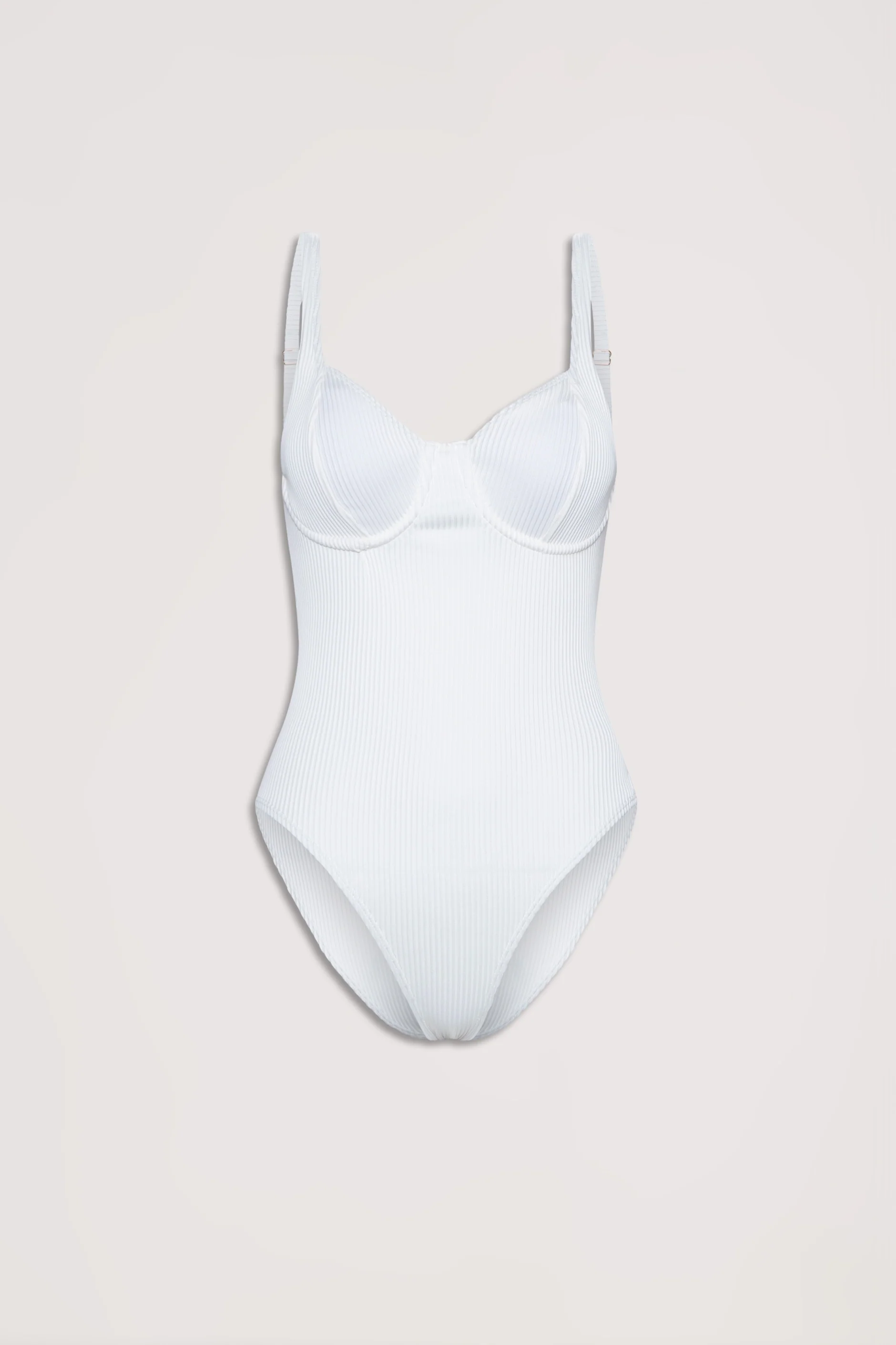 Rib Underwire One Piece - Image 7
