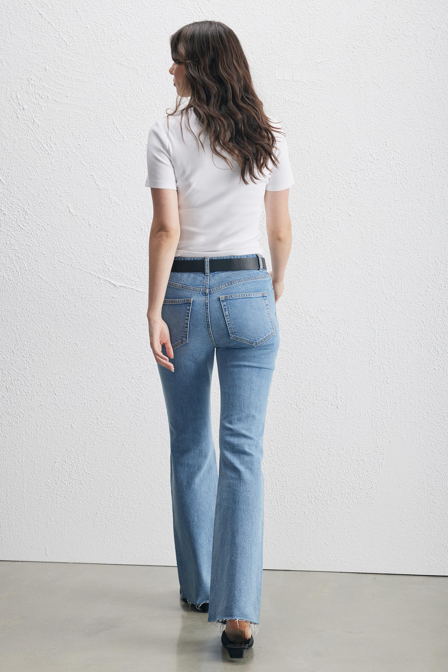 Rosa Fitted Rib Tee - Image 3