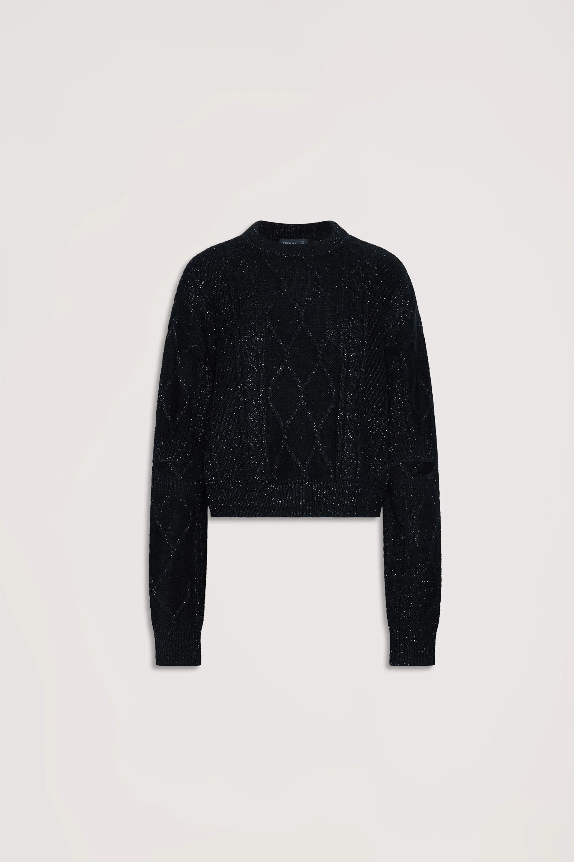 Sasha Lurex Cable Knit Jumper - Image 5