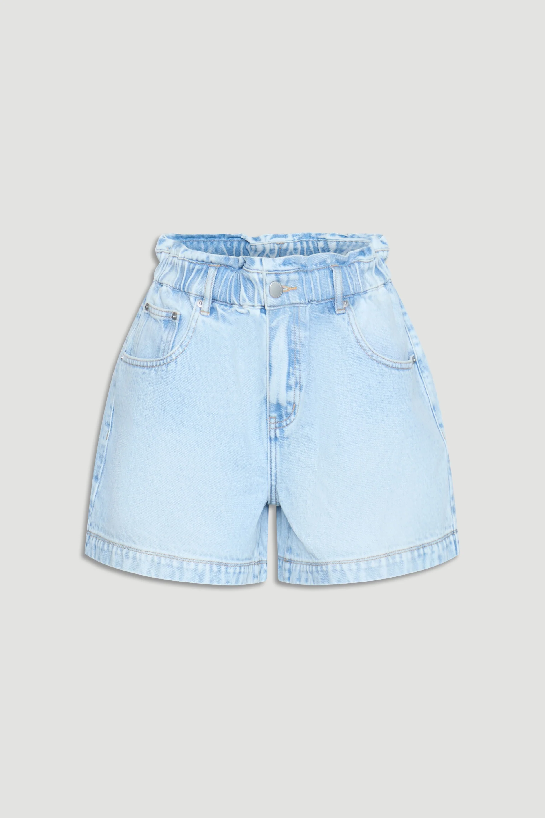 Tatiana Paperbag Denim Short - Image 6