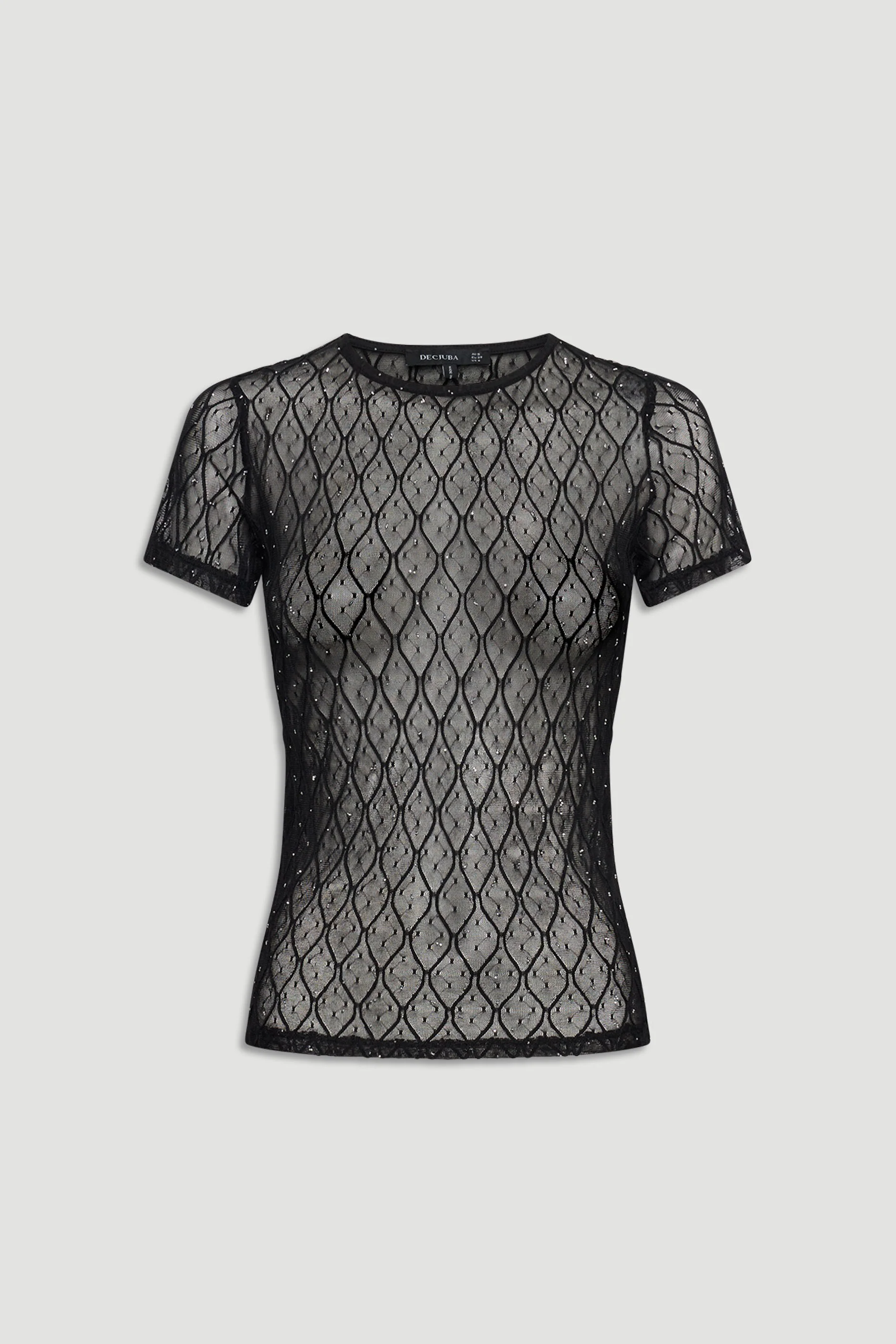 Zoe Lace Rhinestone Tee - Image 4